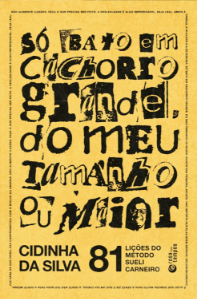 Capa do livro Só bato em cachorro grande, do meu tamanho ou maior